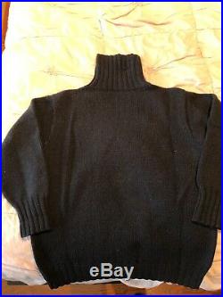 -vintage Original Polo Ralph Lauren Crest Wool Sweater Medium
